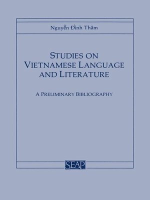 cover image of Studies on Vietnamese Language and Literature